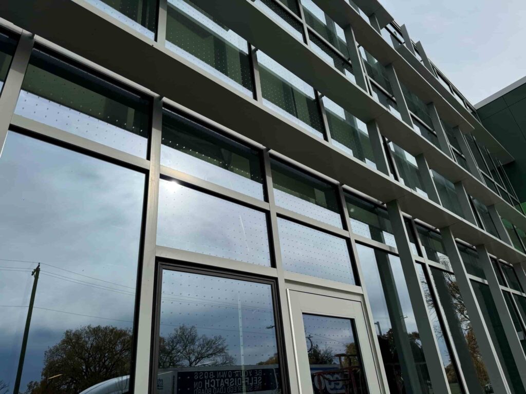 Bird Strike window film installed in Chicago by AAA Glass Tint for reducing bird strikes.