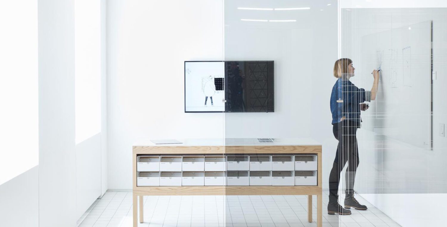 Casper cloaking film on a commercial office space